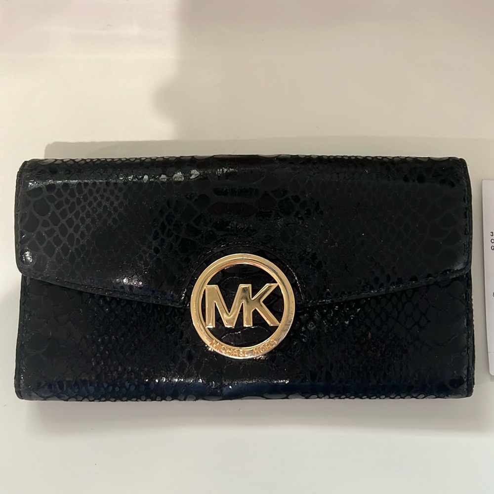 MICHAEL Michael Kors Fulton black wallet
